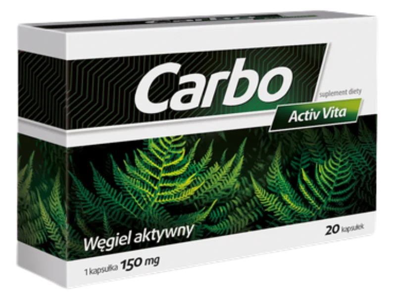 Carbo Activ Vita, kapsułki, 150 mg, 20 kaps.
