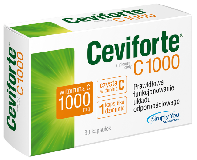 Ceviforte C, kapsułki, 1000 mg, 10 kaps.