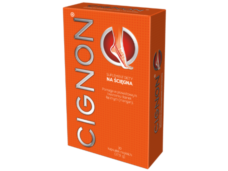 Cignon na ścięgna, kapsułki miękkie, 30 kaps.