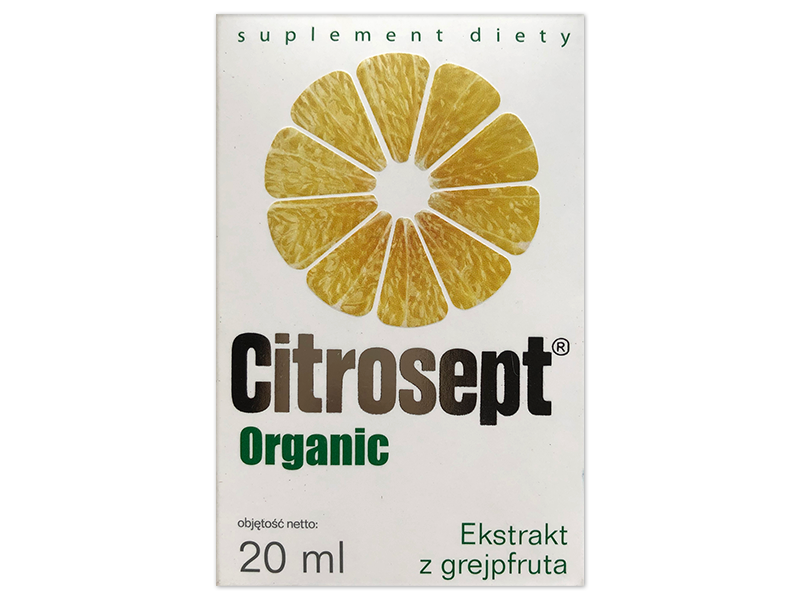 Citrosept Organic, krople, 20 ml