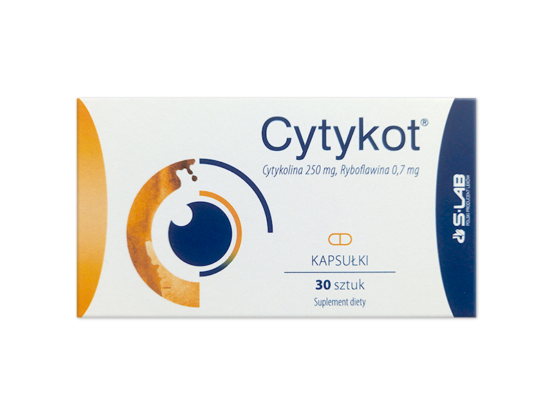 Cytykot Cytykolina, kapsułki, 30 kaps.