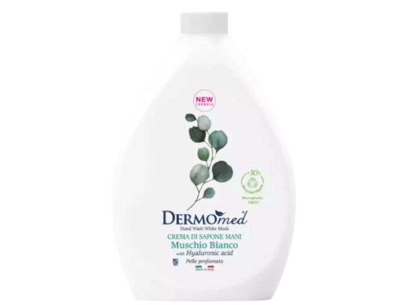 DERMOMED Mydło do rąk Białe piżmo zapas, płyn, 1000 ml