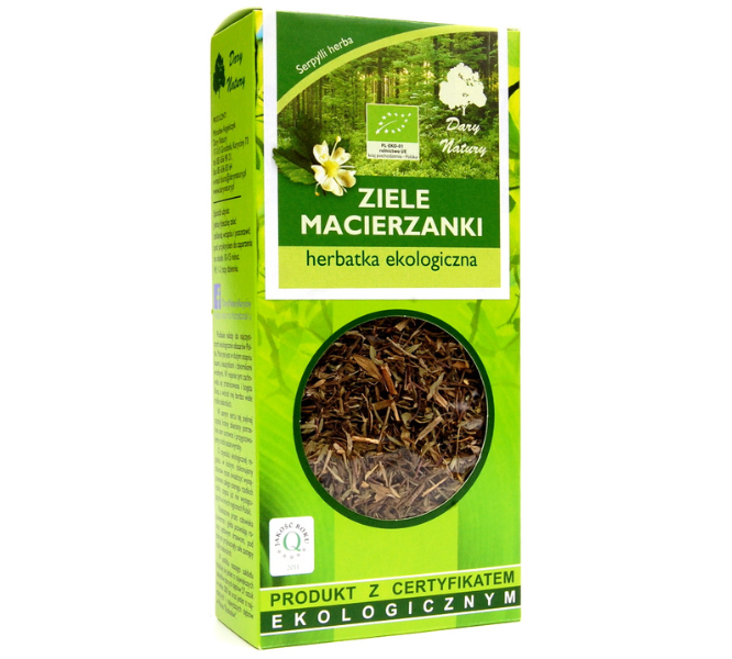 Dary Natury macierzanka ziele eko, zioła do zaparzania, 25 g