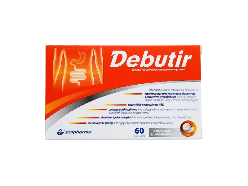 Debutir, kapsułki, 60 kaps.