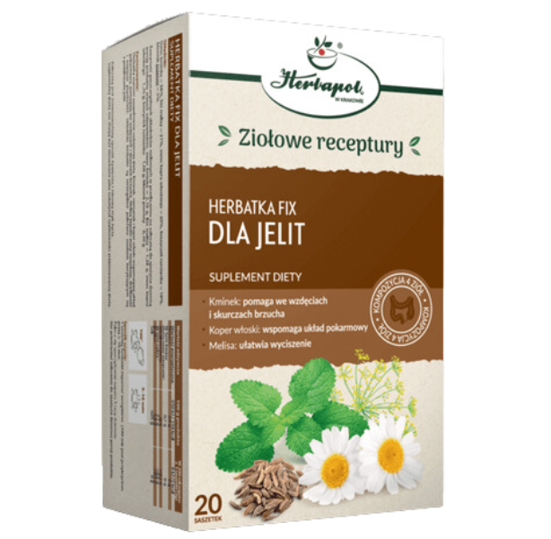DLA JELIT Herbatka FIX, zioła do zaparzania, 20 sasz.