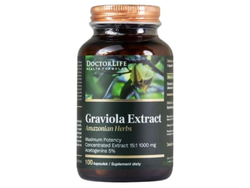 Doctor Life Graviola Extract, kapsułki, 400 mg, 100 kaps.