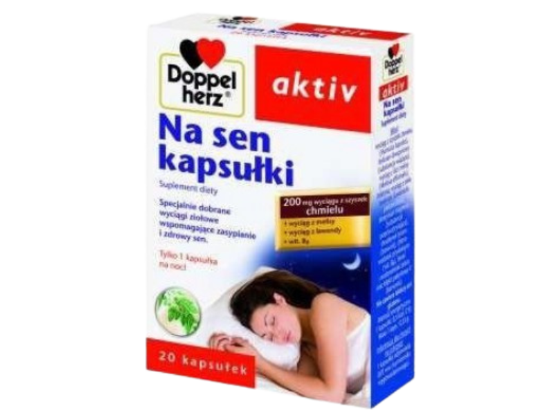 Doppelherz Aktiv na sen, kapsułki, 20 kaps.