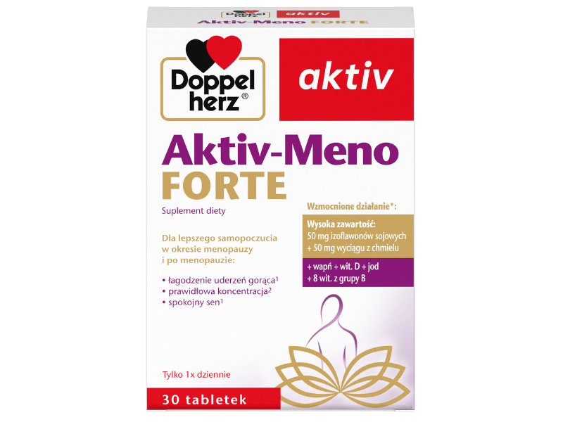 Doppelherz Activ Aktiv-Meno Forte, tabletki, 30 tabl.