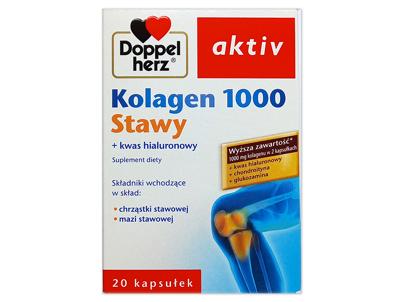 Doppelherz Aktiv Kolagen 1000 Stawy, kapsułki, 20 kaps.