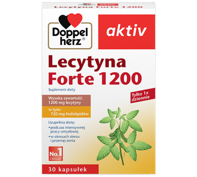 Doppelherz Activ Lecytyna Forte 1200, kapsułki, 30 tabl.