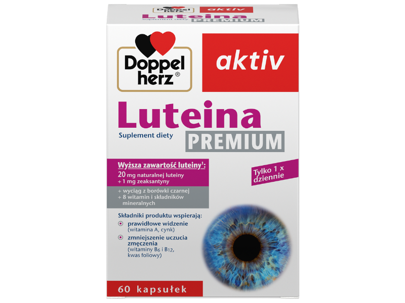 Doppelherz Aktiv Luteina Premium, kapsułki, 60 kaps.