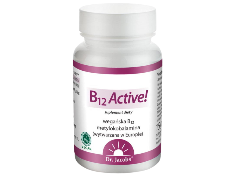 Dr Jacob’s B12 Active, tabletki, 100 µg, 120 tabl.