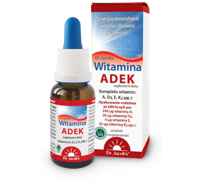 Dr Jacobs Witamina ADEK, krople, 20 ml