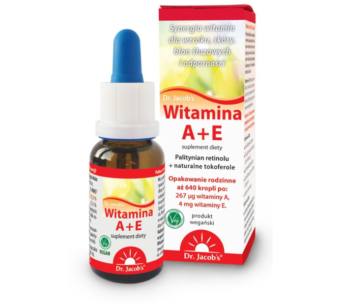 Dr Jacobs Witamina A+E, krople, 20 ml
