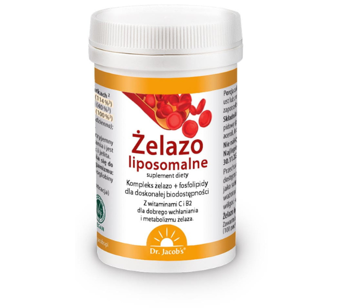 AFLOFARM Żelazo liposomalne Dr. Jacob’s, proszek, 64 g