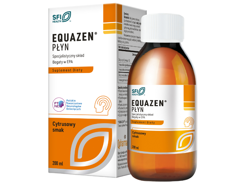 Equazen, smak cytrusowy, płyn, 200 ml