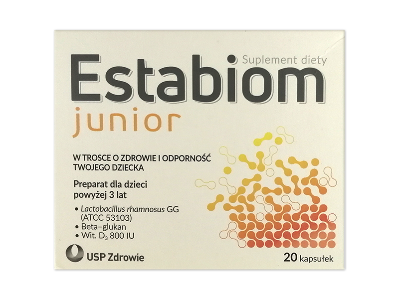 Estabiom Junior, kapsułki, 20 kaps.