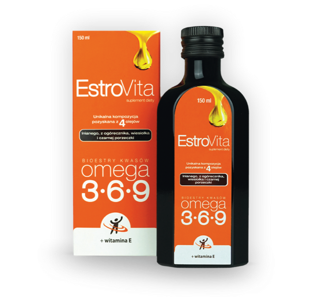 EstroVita Classic, estry kwasów Omega 3-6-9, płyn, 150 ml