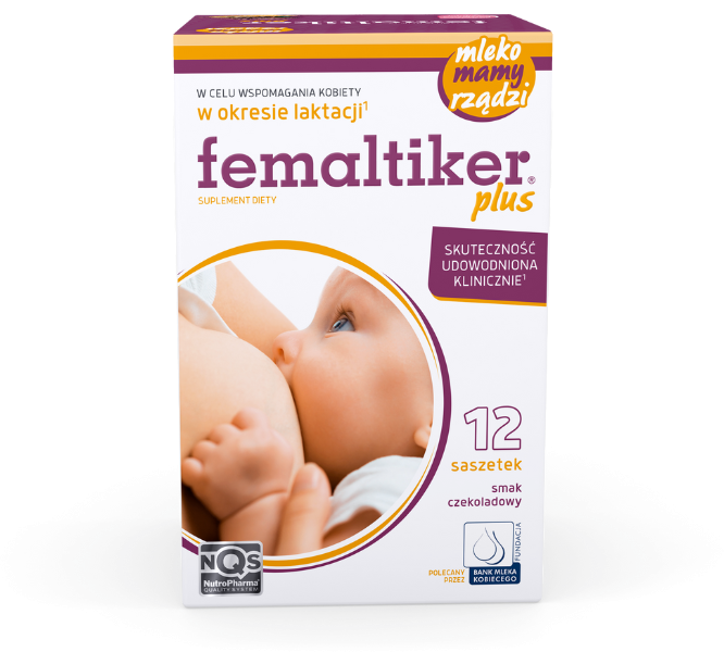 Nutropharma Femaltiker Plus, smak czekoladowy, saszetki, 12 sasz.