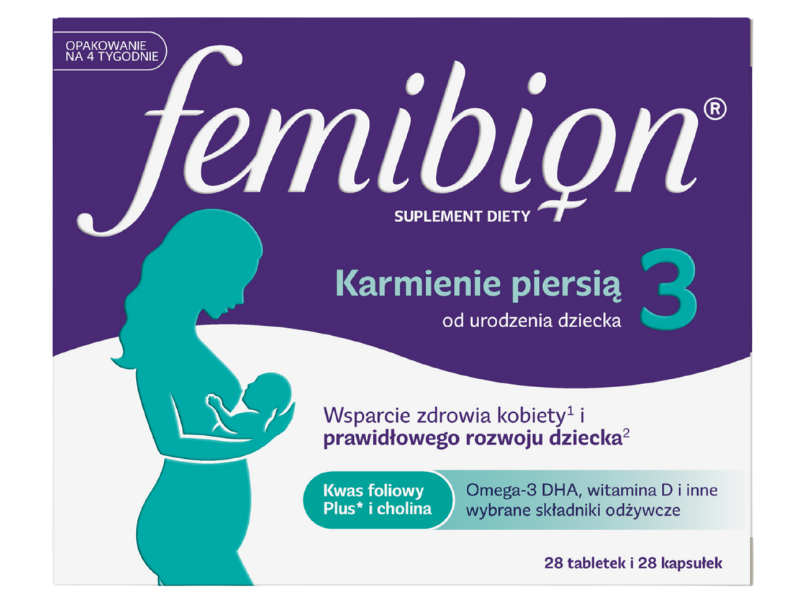Femibion 3, tabletki + kapsułki, 28 tabl. + kaps.