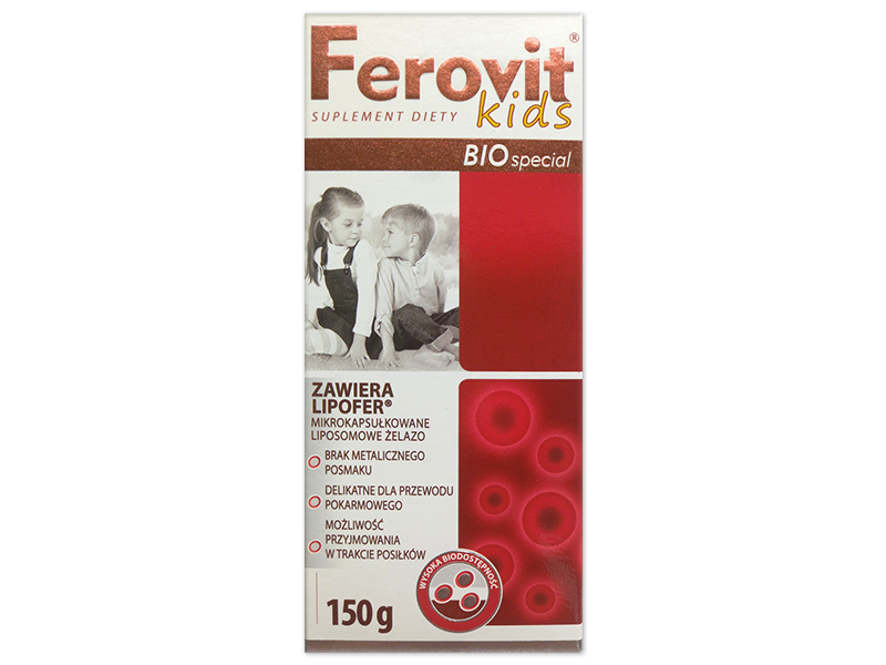Ferovit Bio Special Kids, płyn, 150 g