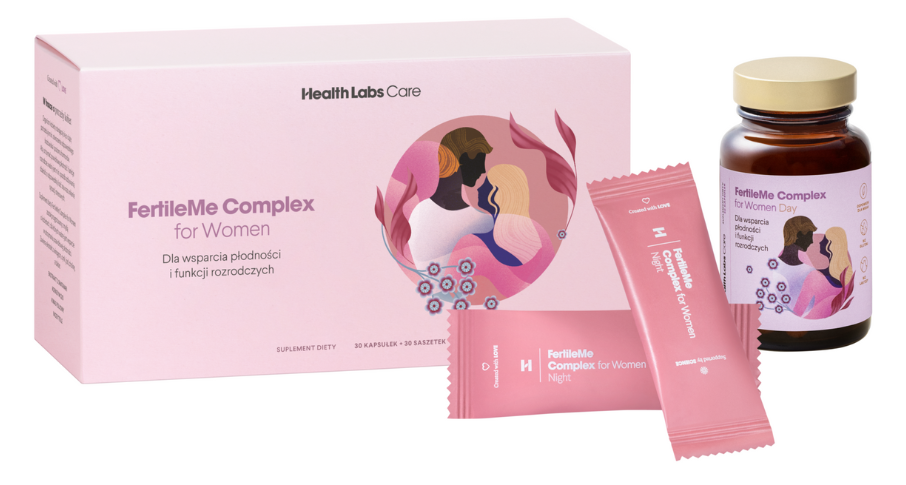 Health Labs Care FertileMe Complex for Women, kapsułki + saszetki, 30 kaps.
