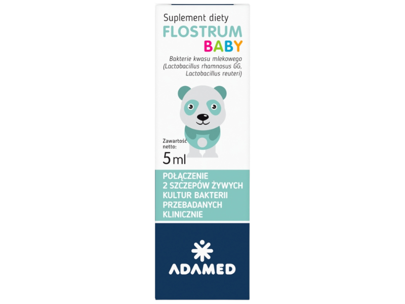 Flostrum Baby krople probiotyczne na odbudowę mikroflory, 5 ml
