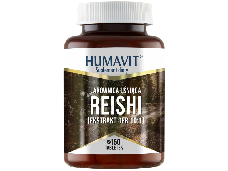 HUMAVIT Reishi + drożdże piwowarskie, tabletki, 150 tabl.