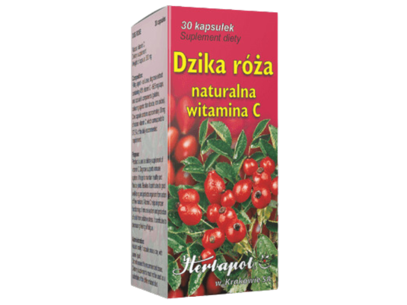 Herbapol Kraków Dzika róża, kapsułki, 30 kaps.