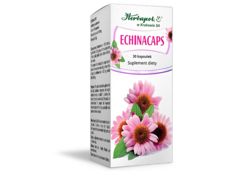 Herbapol Kraków Echinacaps, kapsułki, 30 kaps.