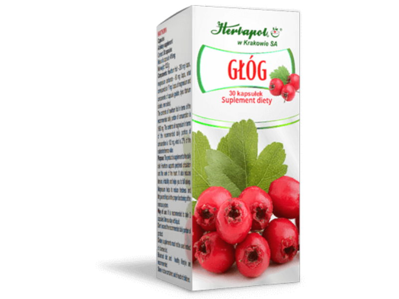 Herbapol Kraków Głóg, kapsułki, 30 kaps.