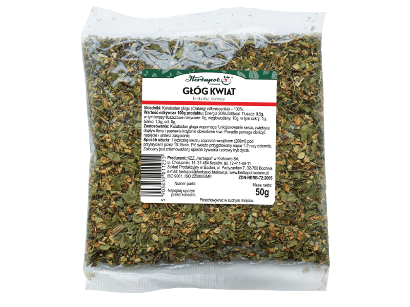 Herbapol Kraków Głóg, zioła do zaparzania, 20 saszetek