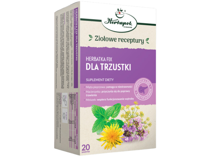 Herbatka dla trzustki Fix, herbata w saszetkach, 20 szt.