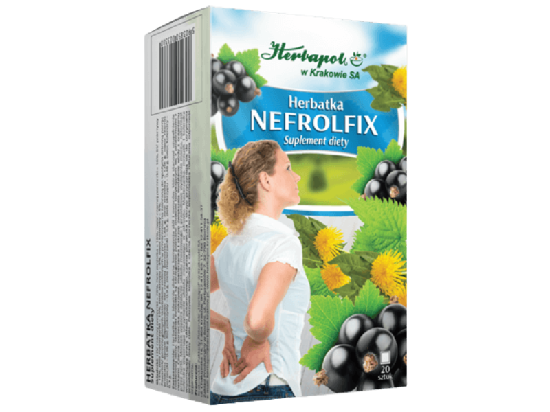 Herbapol Kraków Herbatka Nefrolfix, zioła do zaparzania, 20 szt.