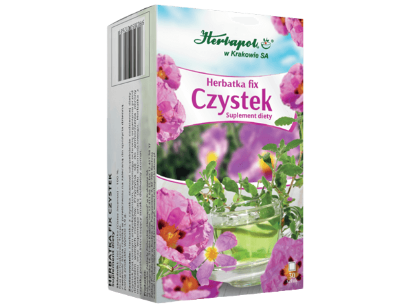 Herbapol Kraków Herbatka fix Czystek, zioła do zaparzania, 30 szt.