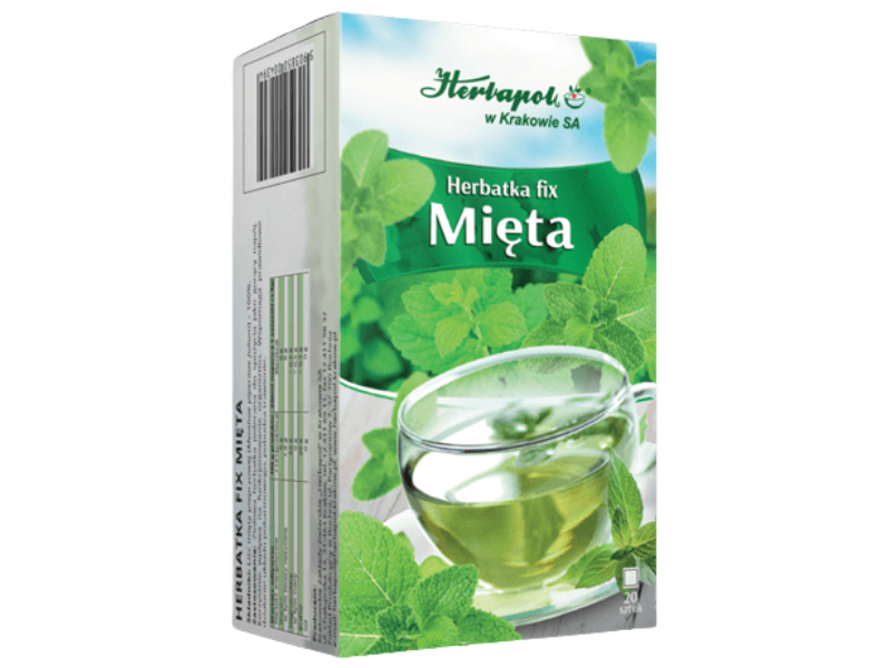 Herbapol Kraków Herbatka fix mięta, zioła do zaparzania, 30 szt.