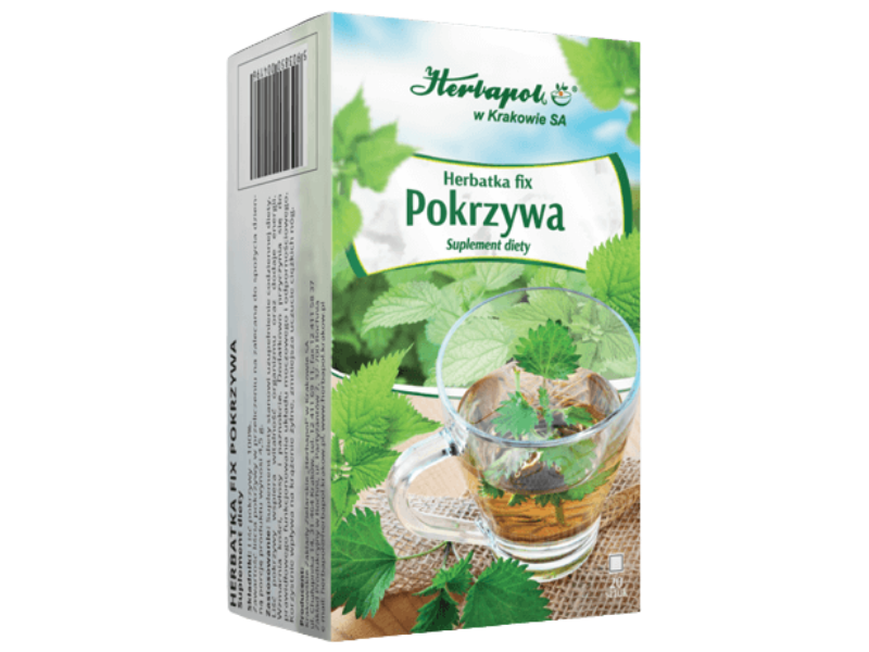 Herbapol Kraków Herbatka fix Pokrzywa, zioła do zaparzania, 30 saszetek