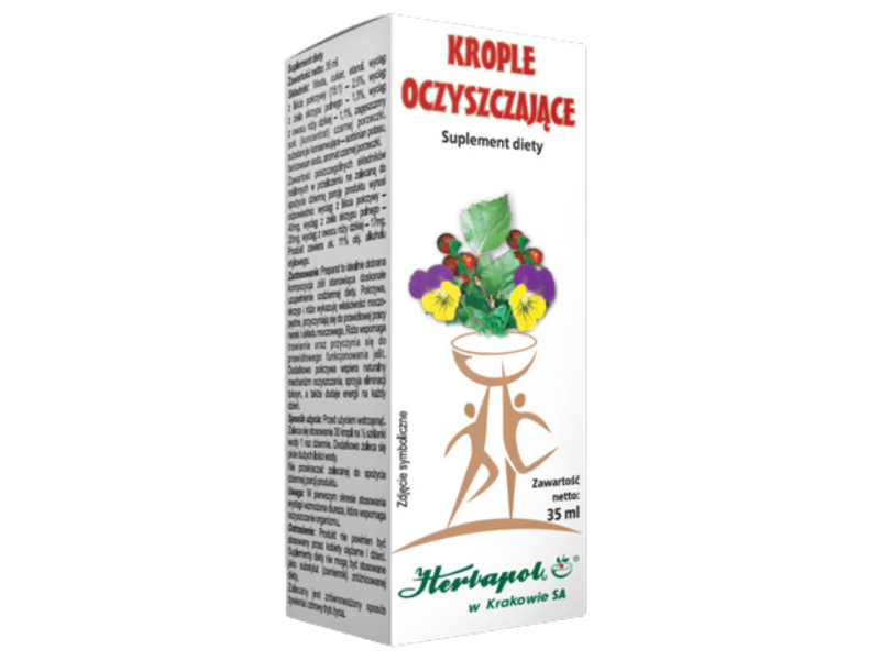 Herbapol Kraków krople oczyszczające, 35 ml