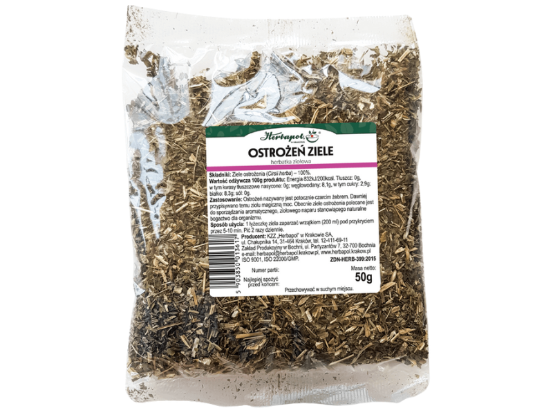 Herbapol Kraków ostrożeń ziele, zioła do zaparzania, 50 g