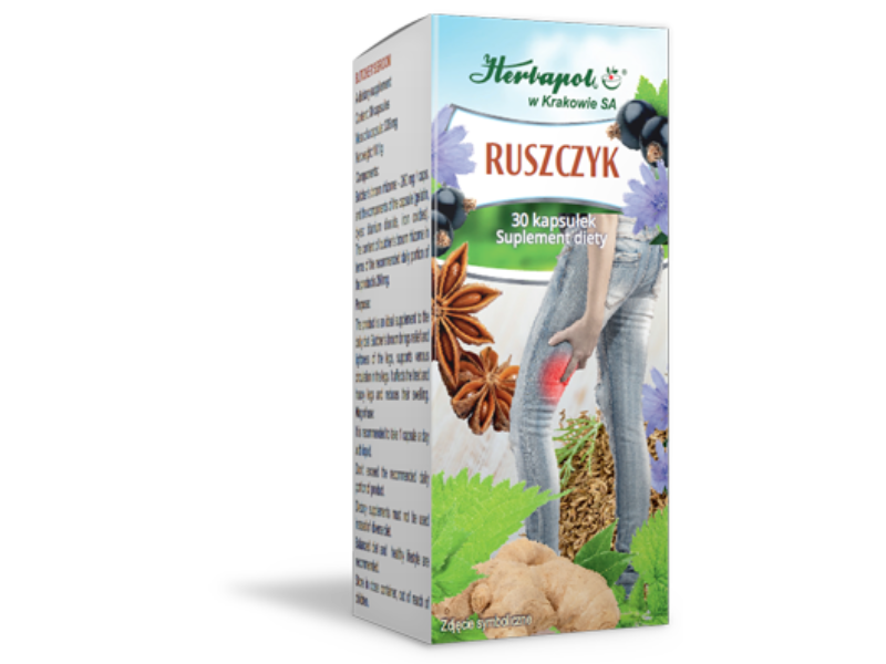 Herbapol Kraków ruszczyk, kapsułki, 30 kaps.