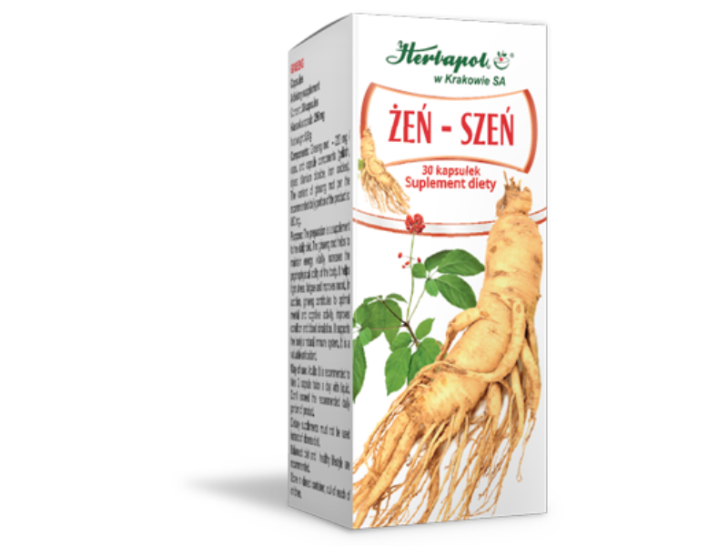 Herbapol Kraków Żeń-szeń, kapsułki, 30 kaps.