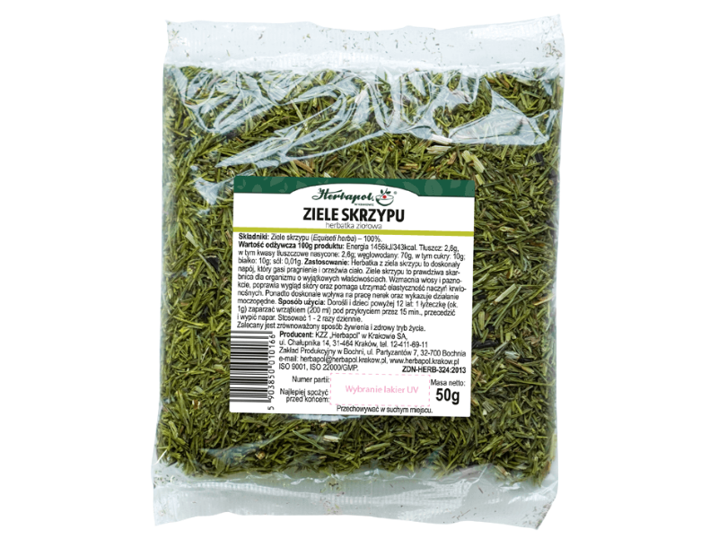 Herbapol Kraków ziele skrzypu, zioła do zaparzania, 50 g