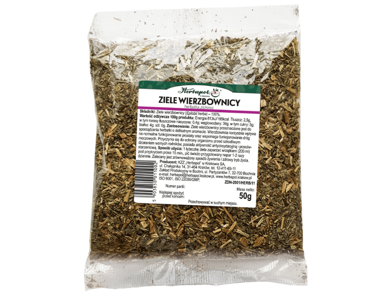 Herbapol Kraków ziele wierzbownicy, zioła do zaparzania, 50 g