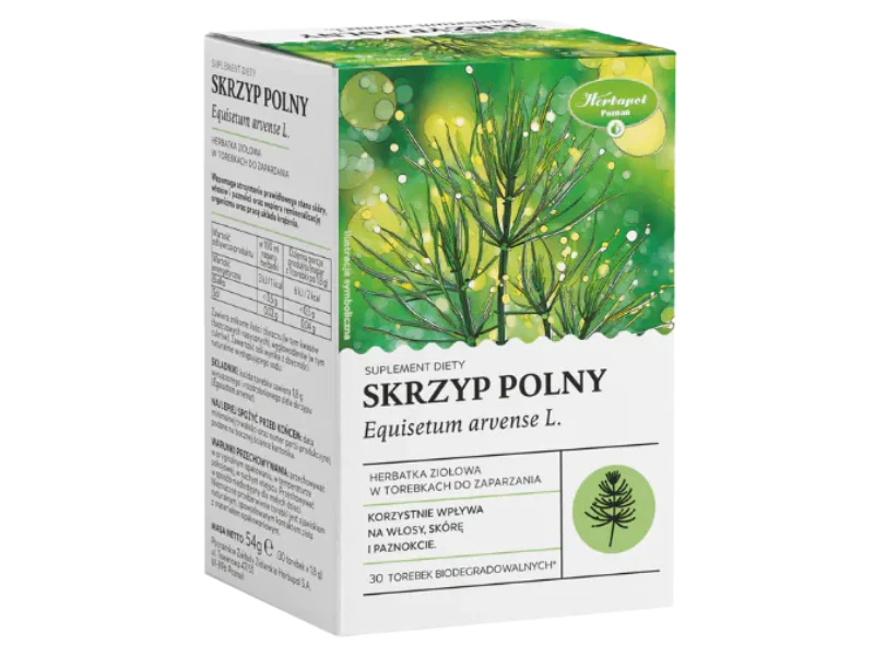 Herbapol Poznań Skrzyp polny, zioła do zaparzania, 30 szt.