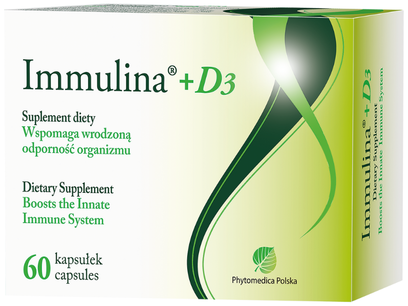 Immulina+ D3, kapsułki, 30 kaps.