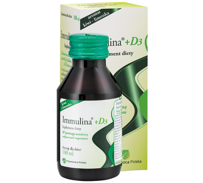 Immulina+ D3, syrop, 100 ml