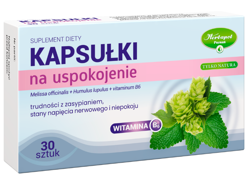 Herbapol na uspokojenie, kapsułki, 30 kaps.