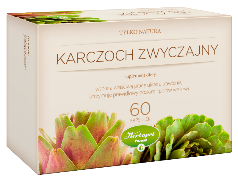 Karczoch zwyczajny Tylko Natura, kapsułki, 60 kaps.