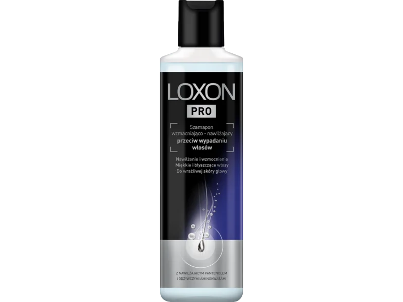 Loxon Pro szampon wzmacniająco-nawilżający przeciw wypadaniu włosów, 250 ml