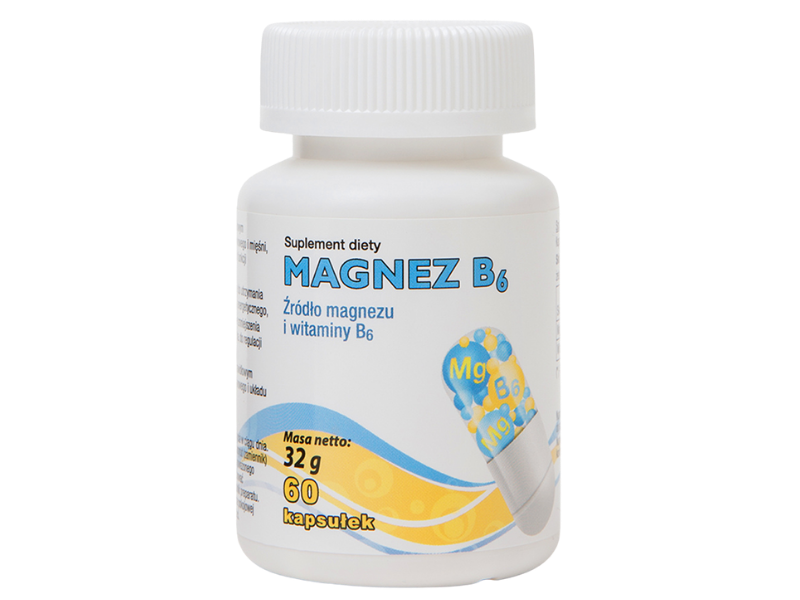Gorvita Magnez B6, kapsułki, 60 kaps.